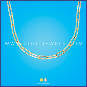 LINK CHAIN NECKLACE (NO PENDANT) - ASSORTED