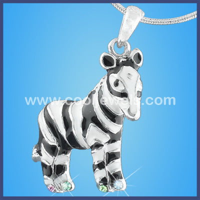 Zebra Necklace