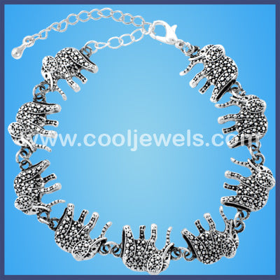 Silver Elephant Bracelets